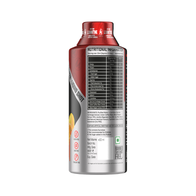 L Carnitine Liquid 450Ml Pineapple Mango