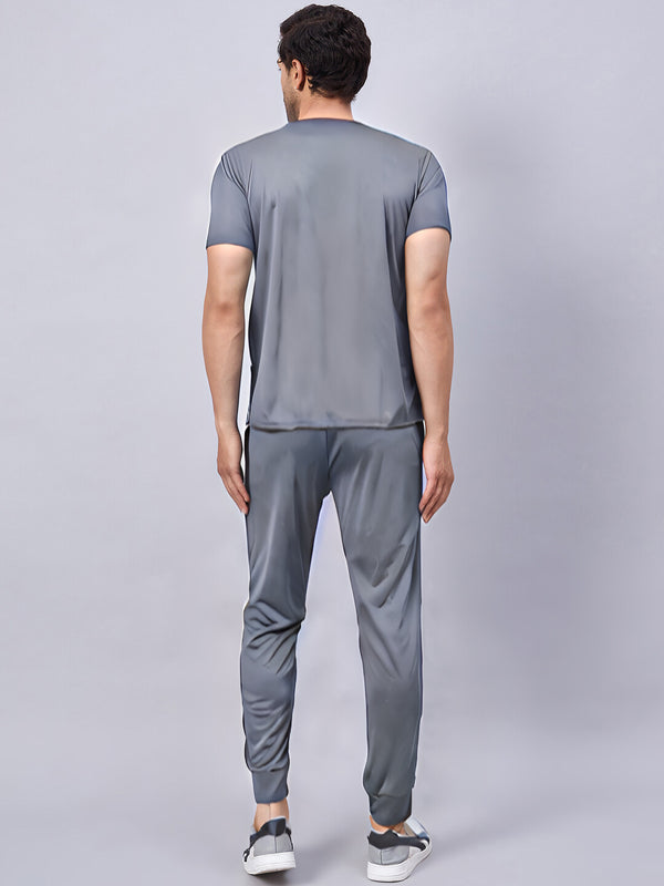 Colorblock Men Grey...