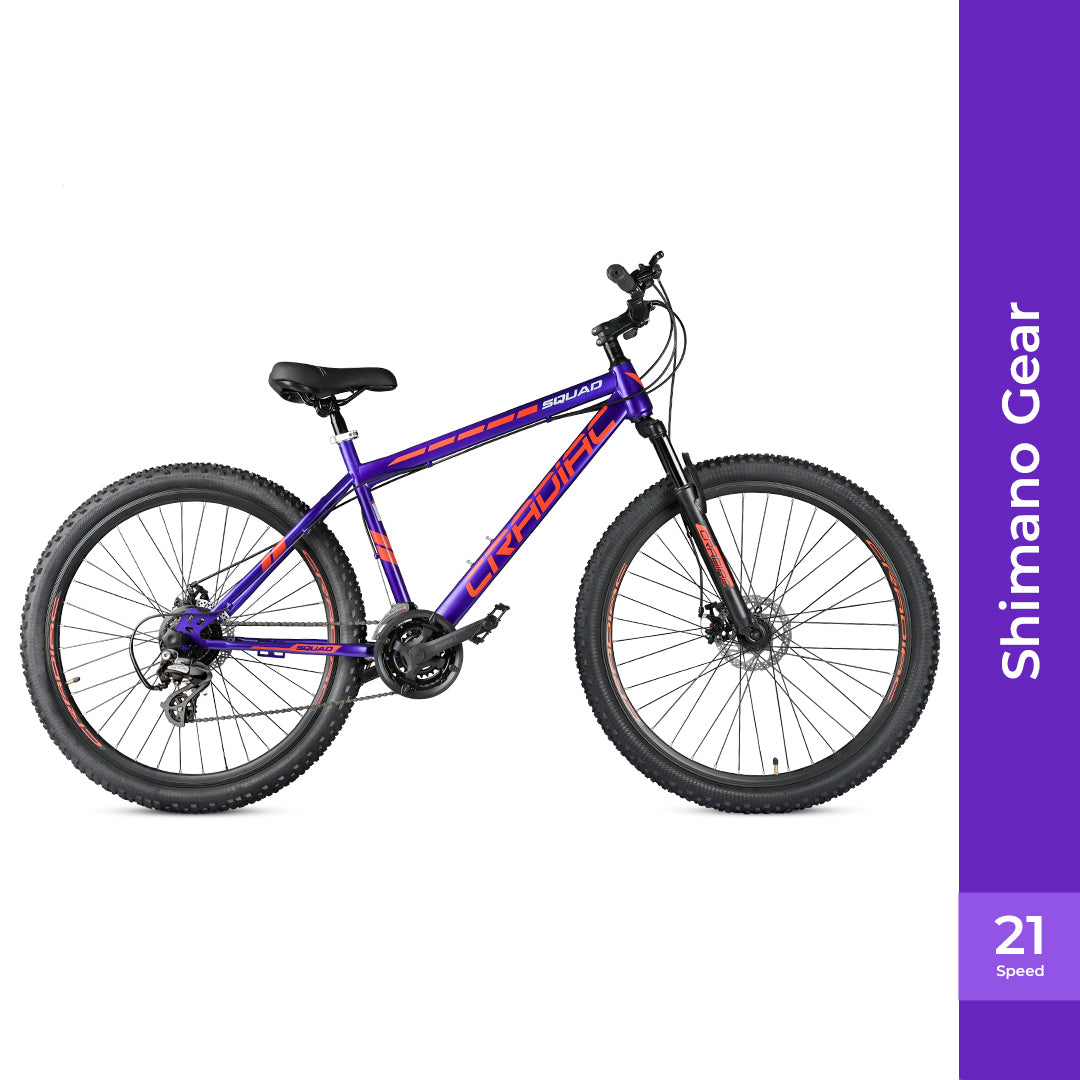 Squad 29 T Mountain/ Hardtail Cycle (21 Gear, Blue, Red)