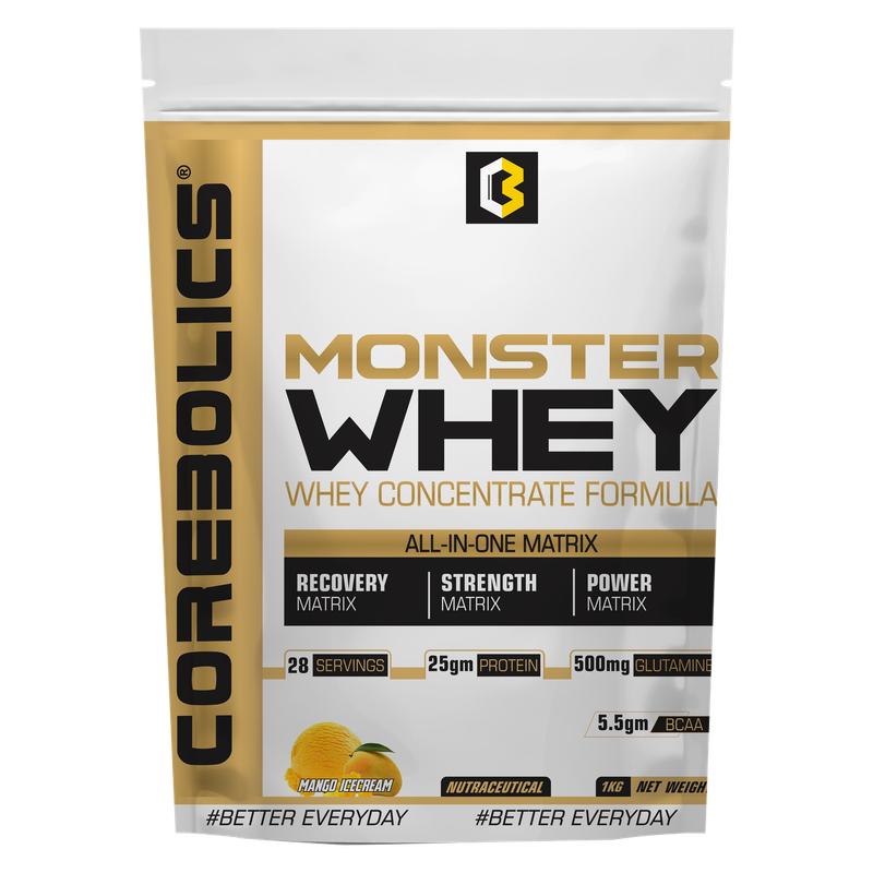 1KG MONSTER WHEY (MANGO ICECREAM)