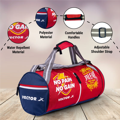 No Pain No Gain Gym bag Red