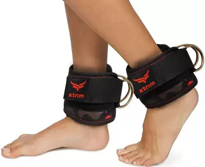 Dura Lift-Stylish Polyester Ankle Straps for Workout Ankle Support (Orange)