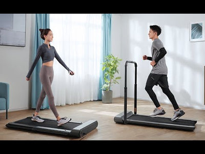 Jogpad-5 4HP Peak Smart Walking Treadmill Max User Up to 110kg with Double Fold | IMD Technology Display | Anti-Slip Running Belt | Bluetooth App for Android & iOS And Remote Control