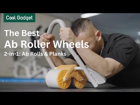 Ab Roller Wheel - Automatic Abdominal Exercise Equipment for Workout with Knee Pad Mat (Multi Colour)