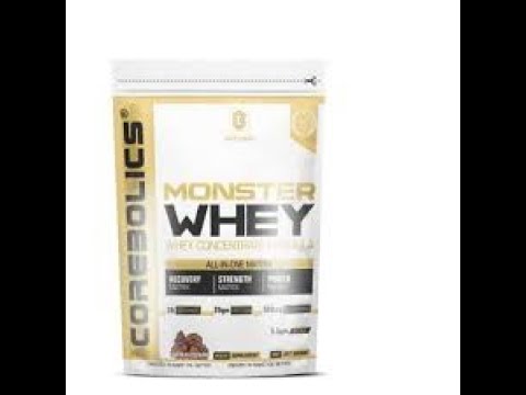 Monster Whey - Whey Concentrate Formula 1 Kg - 28 Servings - Chocolate Icecream