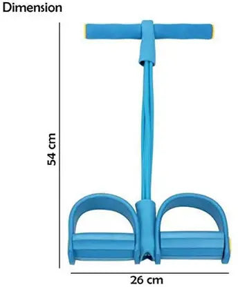 ALYV Tummy Trimmer Ab Exerciser | Resistance Band for Home Workout | Body Shaper & Fat Burner for Core, Arms & Legs (Multicolor)