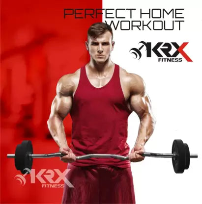 40 kg PVC Combo With PVC Dumbbells | Home Gym | ( 2 kg x 4 = 8Kg + 3 kg x 4 = 12 kg + 5 kg x 4 = 20Kg )