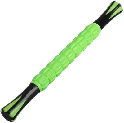 Muscle Roller-Help Reducing Muscle Soreness Body Massage Stick-Muscle Roller Release Myofascial Trigger Points Reduce Muscle Tightness Leg Cramps & Back Pain Massager  (Green | Black)