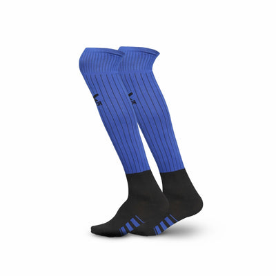 Men & Women Knee High Socks(Pack of 2) Free Size (Blue)