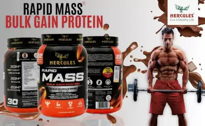 HERCULES Rapid Mass Weight Gainers/Mass Gainers  (1.5 kg, Chocolate)