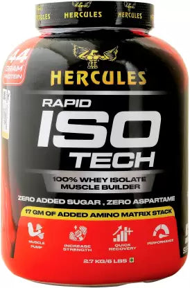 HERCULES Rapid Isotech Whey Protein  (2.7 kg, Cofe-Mocha)