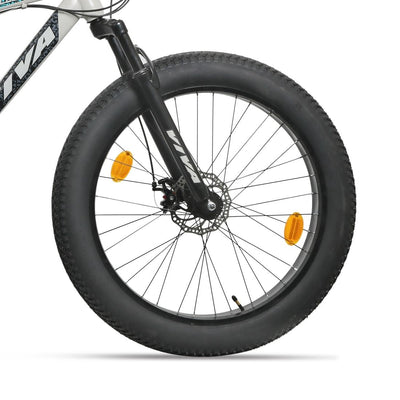 Bluster 26T | 21 Gear | Multi Speed Fat Bike for Adults (Smokey Grey) Suitable for Age : 17 years to above || Height : 5 ft 2  to 5ft 11 