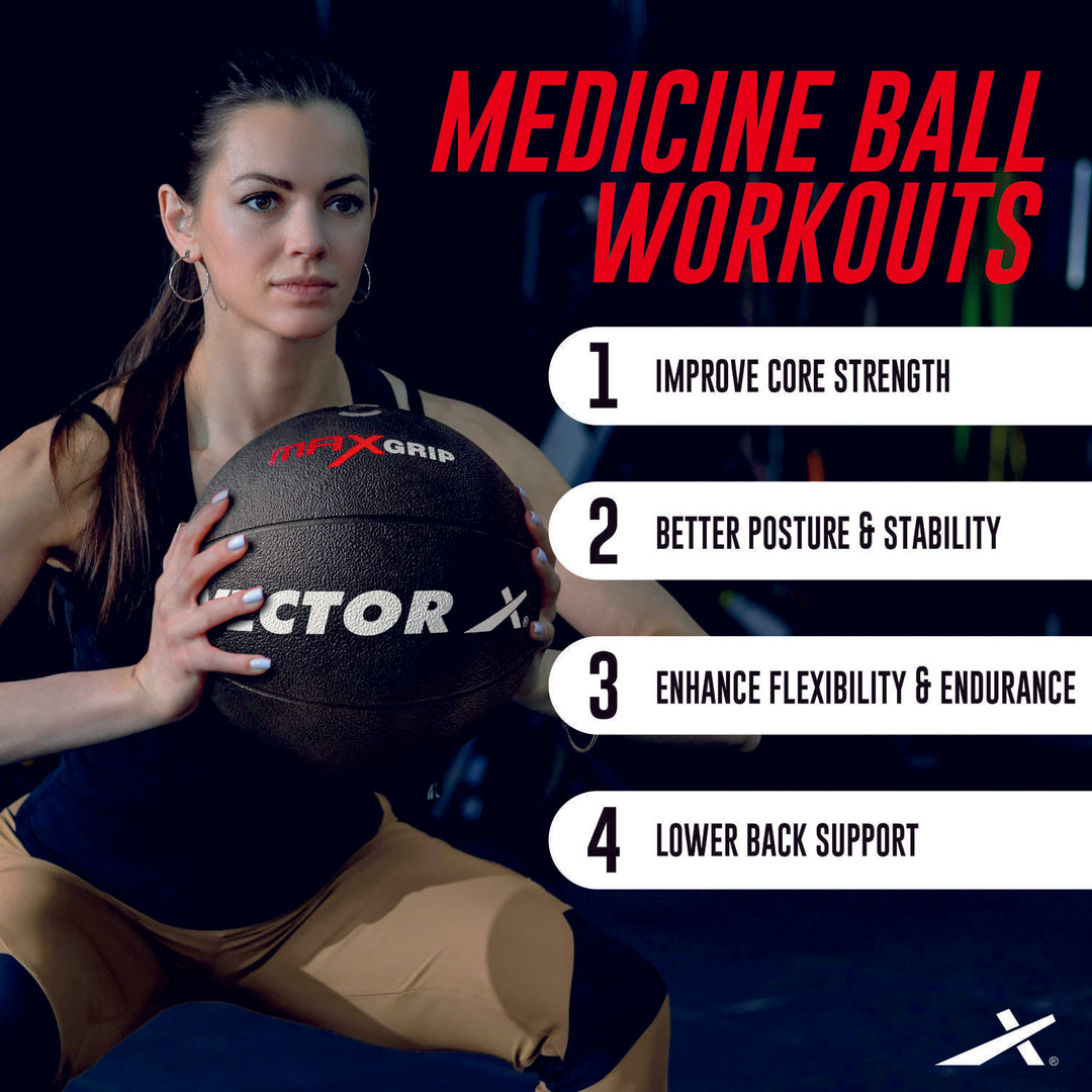 Medicine Ball for Exercise 8KG Ball Workout Fitness Practice Gym Training Heavy Weight Gym Ball