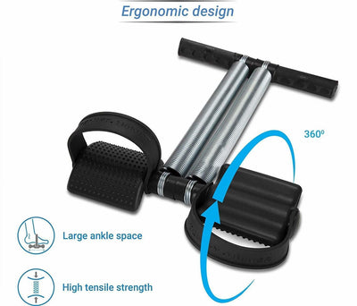 For Home Gym Fitness Skipping Rope & Double Tummy Trimmer