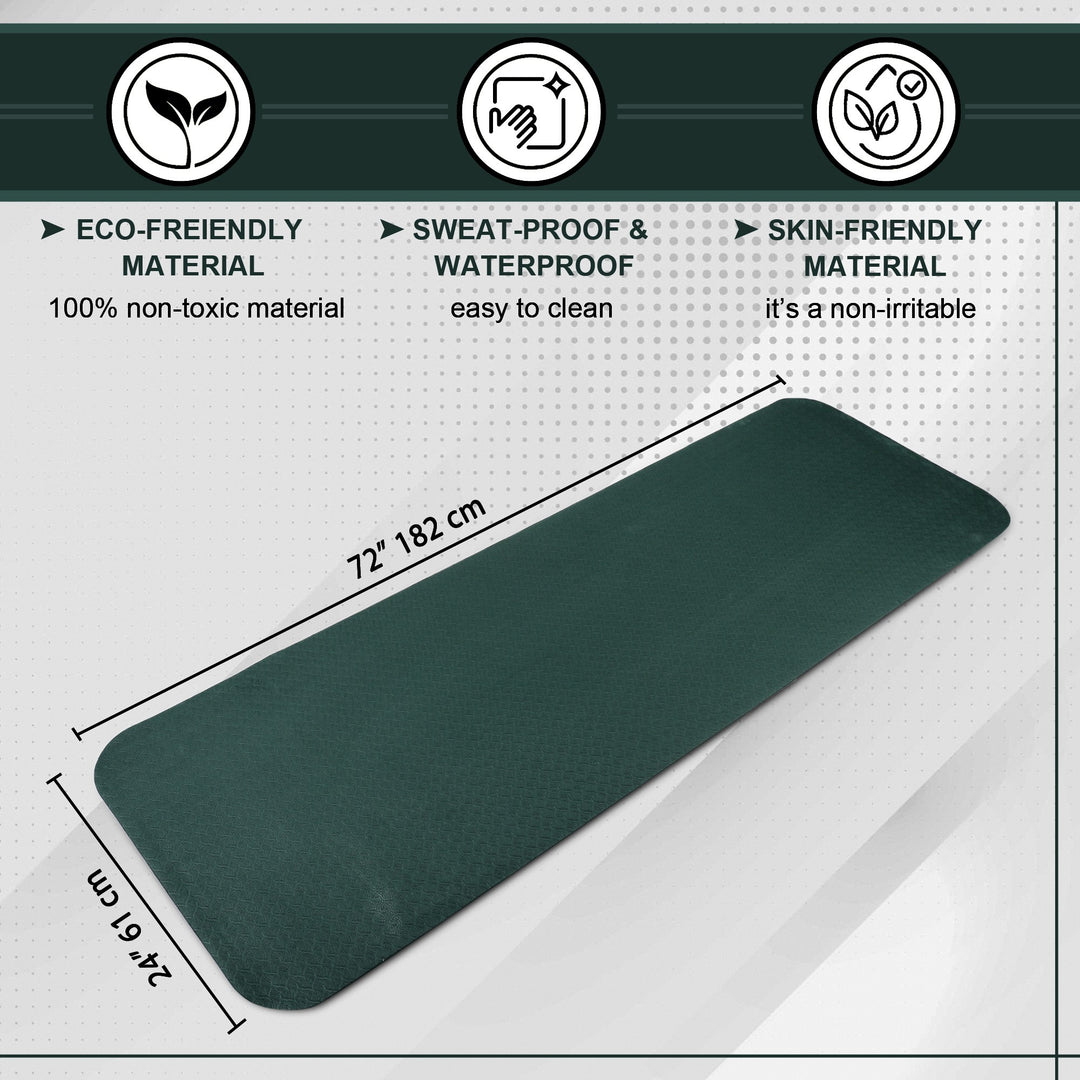 Army Green Ultra Soft Yoga Mat (6 mm)