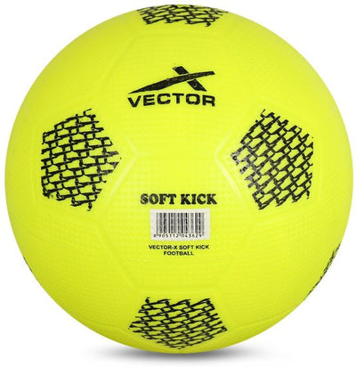 Soft Kick Football - Size: 3 (Pack of 1)(Green)