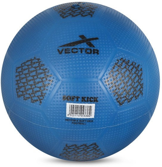 Soft Kick Football - Size: 1 (Pack of 1)(Blue)