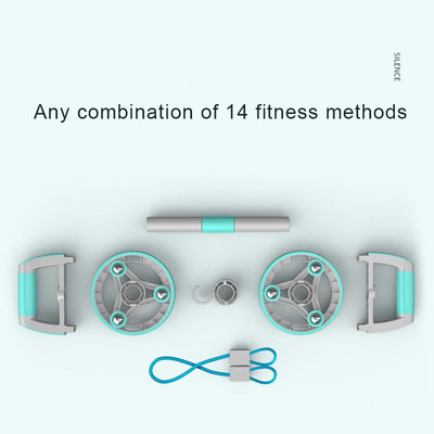 14 in1 Multifunctional Abs Muscle Wheel Combination Abdominal Exercise Wheel