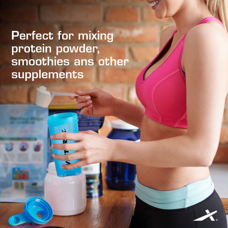 Shaker Bottle For Protein Shake (Blue | 700ml)