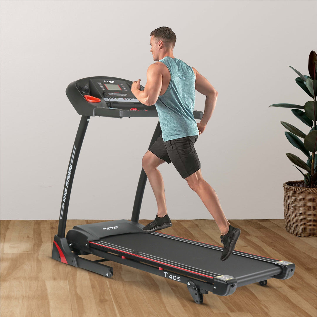 T-405 DC Motorized Treadmill with 3-Level Manual Incline