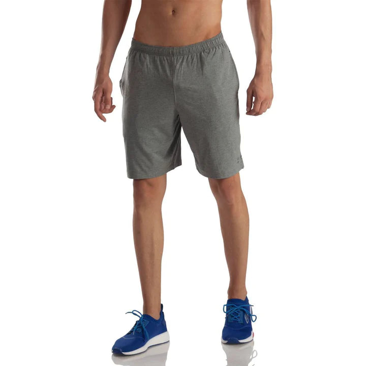 Men's Performance Shorts (Gun Metal) - Kriya Fit