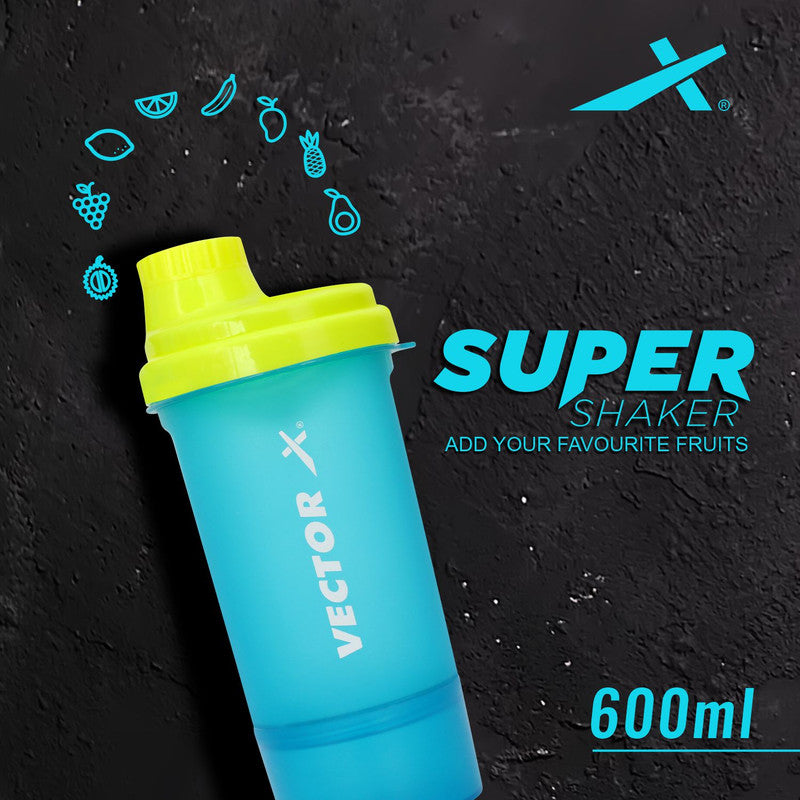 Gym Sipper Bottle 600ml (Blue)
