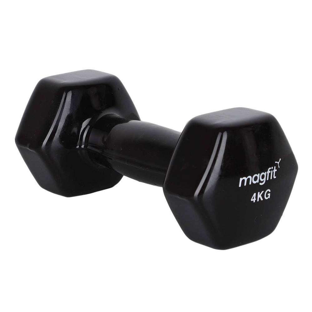 Magfit Vinyl Dumbbell (4 kg) Black