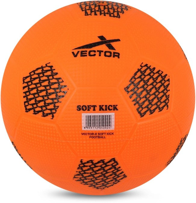 Soft Kick Football - Size: 1 (Pack of 1)(Orange)