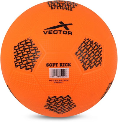 Soft Kick Football - Size: 1 (Pack of 1)(Orange)