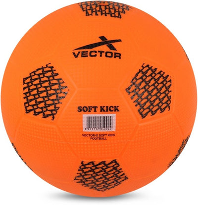 Soft Kick Football - Size: 2 (Pack of 1)(Orange)