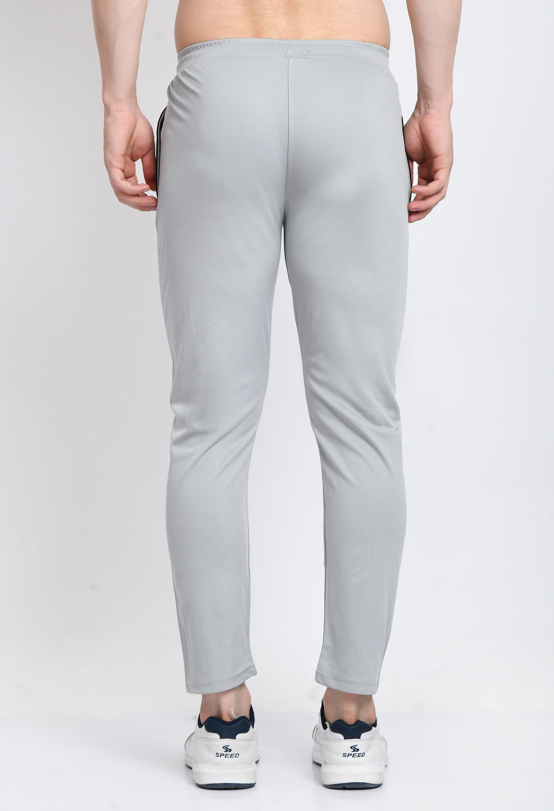 Men Colorblock Grey Sports Track Pants (Pack of 1)