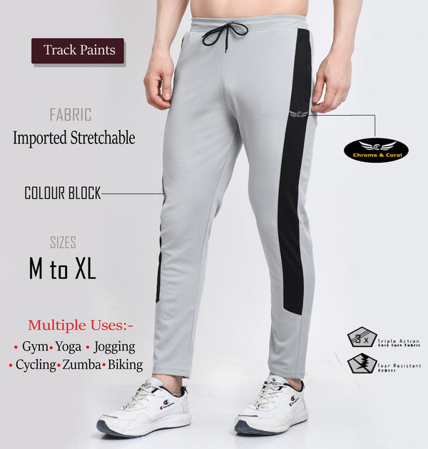 Men Colorblock Grey...