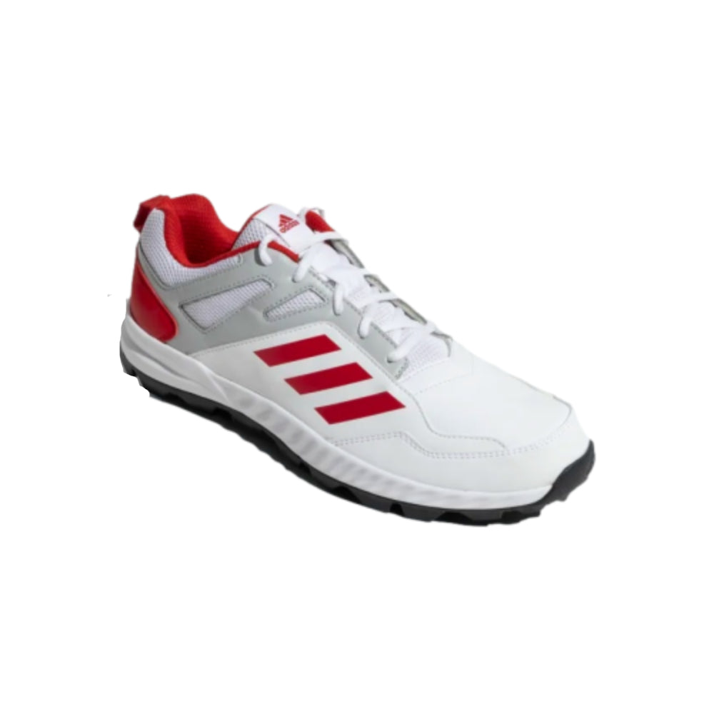 Men's Cririse V2 Cricket Shoe (Cloud White/Better Scarlet/Stone)