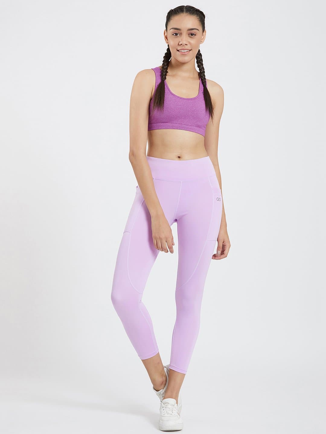 Maxtreme Power me Lavender Ankle Pockets Leggings