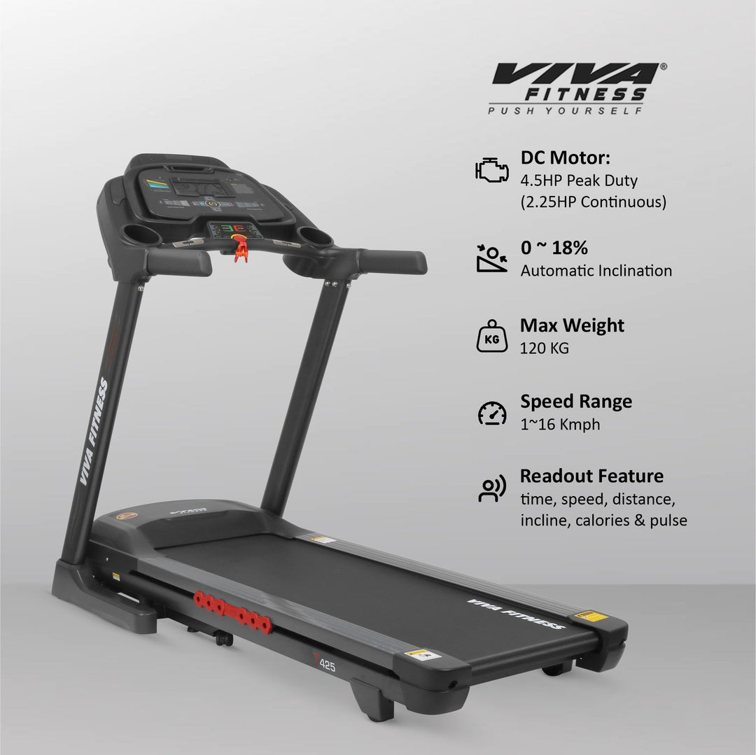 T-425 DC Motorized Treadmill