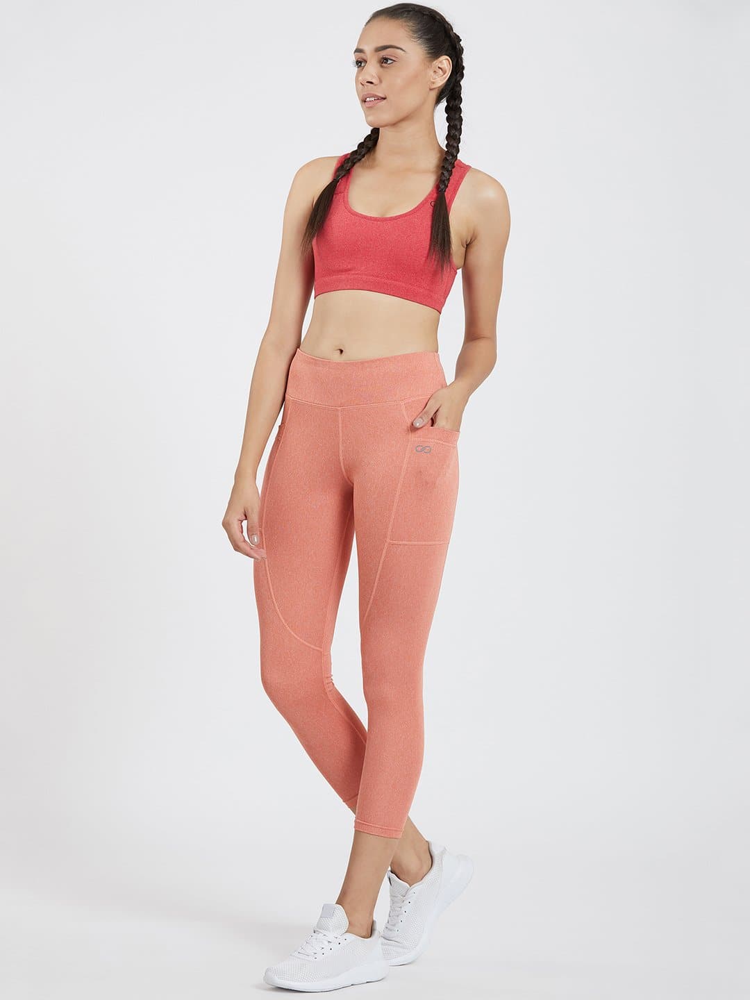 Maxtreme Power me Cantaloupe Ankle Pocket Leggings