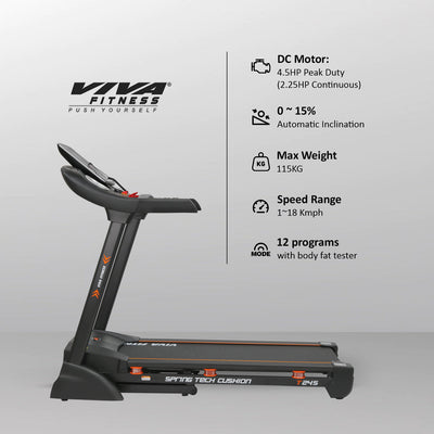 T-245 DC Motorized Treadmill