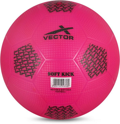 Soft Kick Home Play Football - Size: 2 (Pack of 2)(Pink)