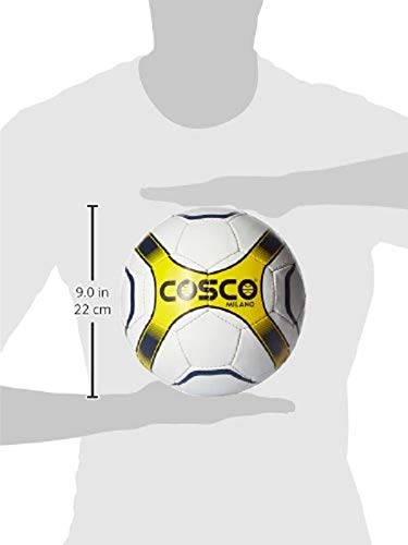 Cosflex Milano Football | Size 5 (Colour May Vary)