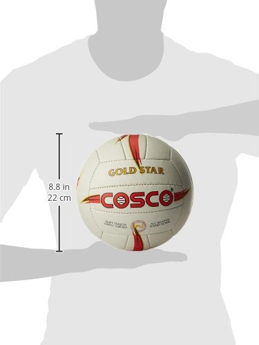 Goldstar Leather Volleyball | Size 4 (White)