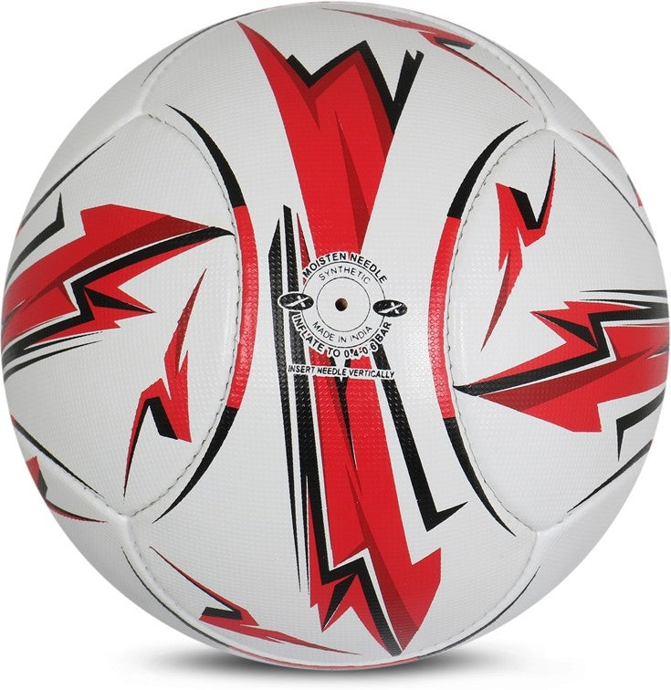 Blitz Hand Stitched Football - Size: 5 (Pack Of 1)(White)