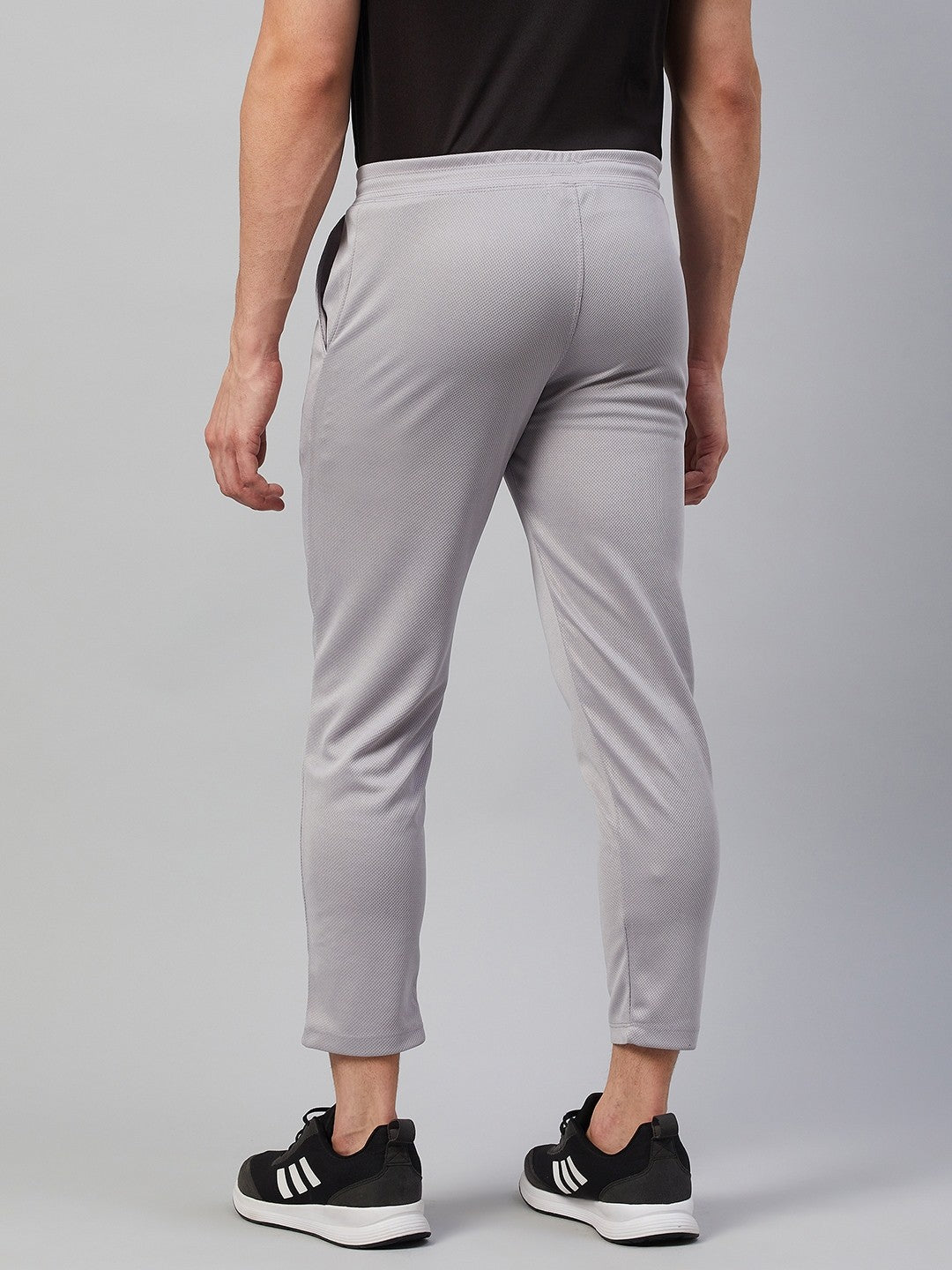 Men Printed Grey Track Pants (Pack of 1)