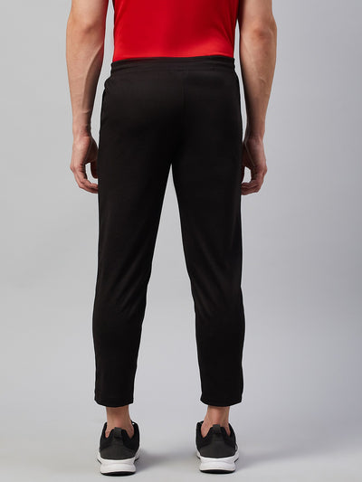 Men Printed Olive/Black Hiking Track Pants (Pack of 2)