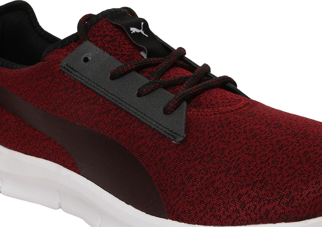 Puma men red hotsell flexracer idp running shoes