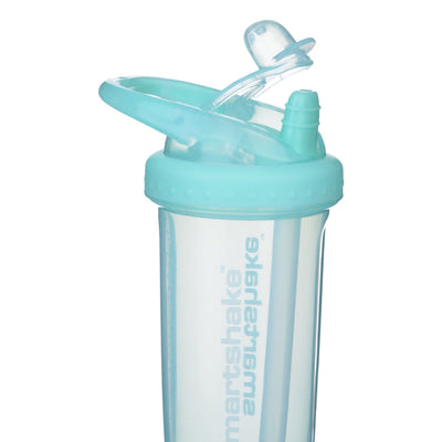 Smart Shake Protein Bottle Mixer Shaker Cup SmartShake Revive Junior Mint  Green