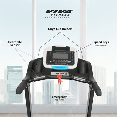 T-430 Motorized Treadmill with Manual Incline