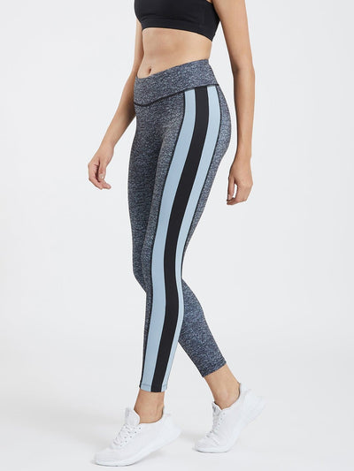 Essential Side Paneled Marl Full Length Leggings