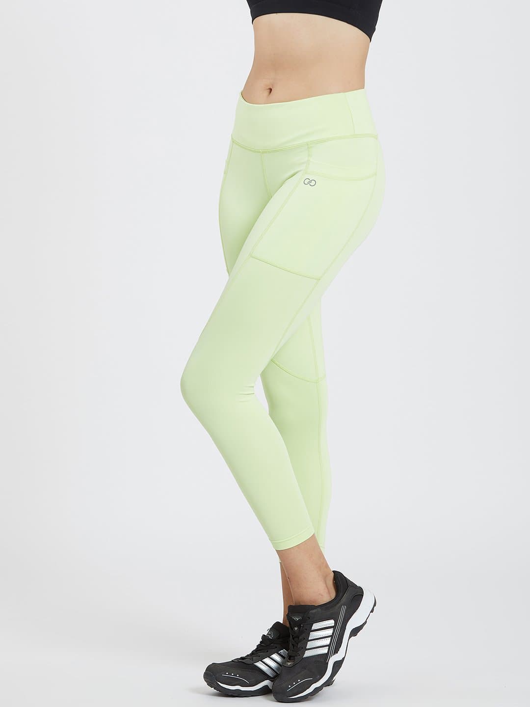 Maxtreme Power me Tea Green Ankle Pocket Leggings