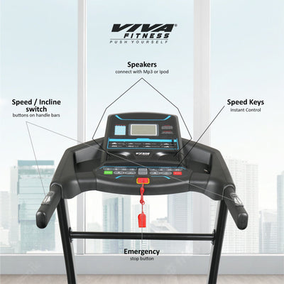 T-146 DC Motorized Treadmill