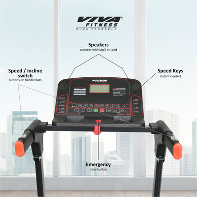 T-406 DC Motorized Treadmill